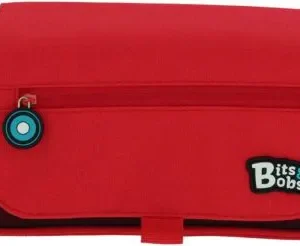 PORTATODO TRIPLE SOLAPA BITS &BOBS ROJO 23X10X10 CM