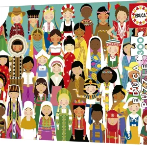 PUZZLE 300 PIEZAS NIÑAS DEL MUNDO