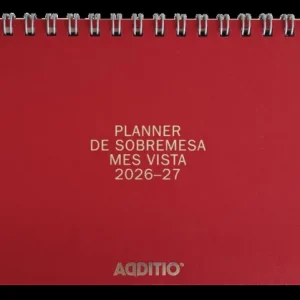 Planner de sobremesa curso 2026-27 mes vista