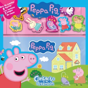 Peppa Pig (Libro+Juego de mesa) (Contacto a la diversión) AA.VV. 2026