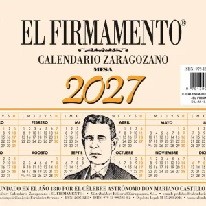 Calendario mesa zaragozano 2027 VV.AA. 2026