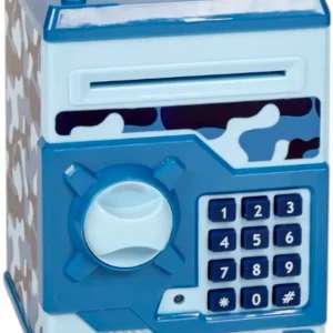 CAJA FUERTE ELECTRONICA CAMUFLAJE AZUL