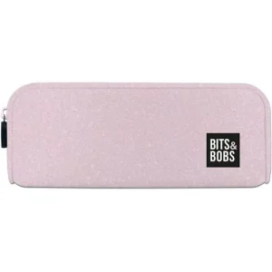 PORTATODO SILICONA ROSA GLITTER B&B 23,1x31,3x2,8cm