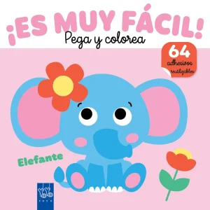 ¡Es muy fácil! Pega y colorea. Elefante YOYO 2025
