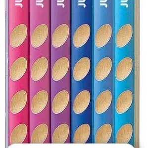 Estuche 6 lapices alpino junior trimax + chic colors mina hb