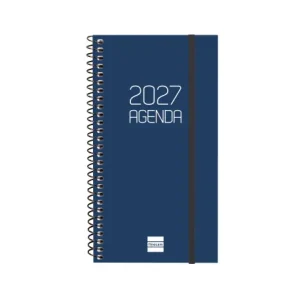 AGENDA ANUAL OPAQUE E9 SEMANA VISTA HORIZONTAL 2027 AZUL