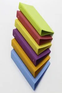 CARPETA 4º 4 ANILLAS 25 MM PVC AMARILLA FUN COLOR