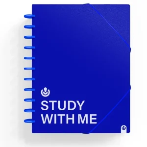 Carpeta 30 fundas a4 ingeniox study with me color azul