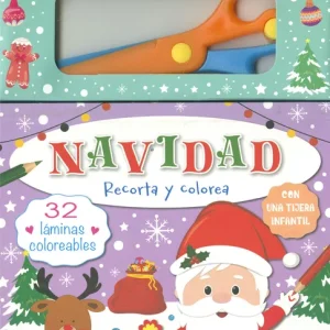 Navidad - Recorta y colorea Susaeta Ediciones 2025