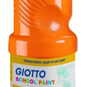 Bote témpera escolar Giotto 500ml naranja