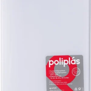 CARPETA Fº 10 FUNDAS SOLDADAS TRANSLUCIDAS NATURAL POLIPLAS
