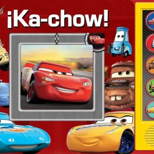 DISNEY PIXAR: CARS - RAYO MCQUEEN, MATE, Y MÁS! -  íKA-CHOW! - TRAZA LA PISTA - LIBRO INTERACTIVO CON SONIDOS - PI KIDS 2026