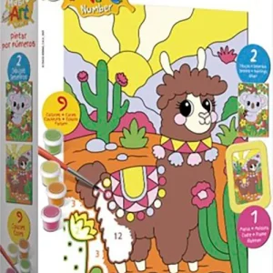 MAGIC ART NUMBER ART +6 LLAMA Y KOALA