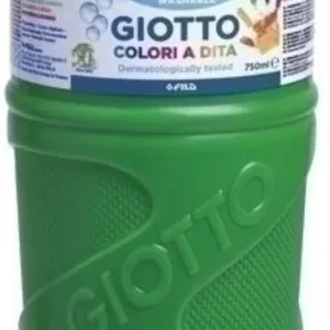 BOTE PINTURA DEDOS GIOTTO 750ML VERDE