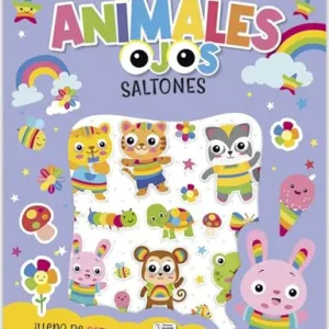 OJOS SALTONES STICKERS BOOK - ANIMALES AA VV 2024