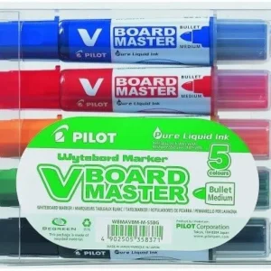 BLISTER 5 ROTULADOR PIZARRA VBOARD MASTER COLORES SURTIDOS