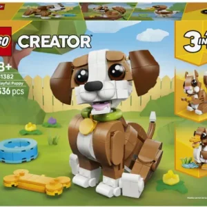 SIMPATICOS ANIMALES CACHORRO JUGUETON LEGO CREATOR 3 EN 1