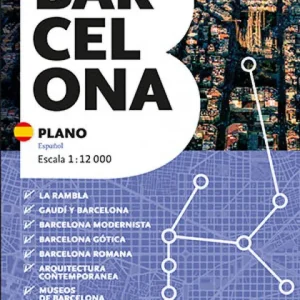 Barcelona, plano Triangle Postals, S.L. 2023