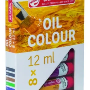 Estuche 8 tubos oleo 12 ml art creation colores surtidos
