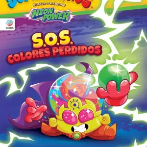 Libro de Stickers Superthings Neon Power - España EDIBA 2023