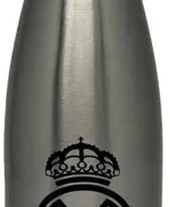 BOTELLA ACERO REAL MADRID 550ML COLOR PLATEADA