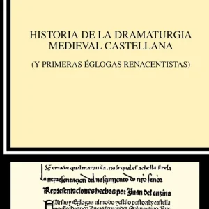 Historia de la dramaturgia medieval castellana Fernando Gómez Redondo 2026