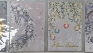 TARJETA DE NAVIDAD DISEÑO FELICES FIESTAS MODELOS SURTIDOS