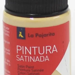 C/6 bote pintura satinada la pajarita siena clara base latex