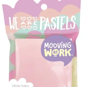BLISTER NOTAS ADHESIVAS PASTEL 76X76 100H MAW MANIA SURTIDO