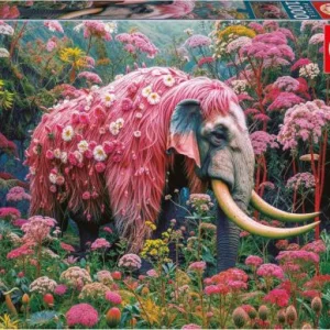 PUZZLE 1000 PIEZAS ELEFANTE FLORAL
