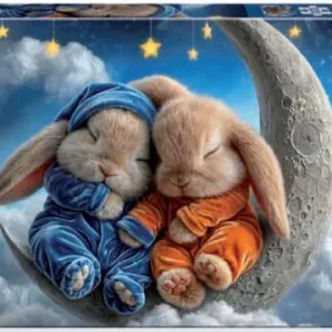 PUZZLE 100 PIEZAS SUEÑOS DE CONEJITOS