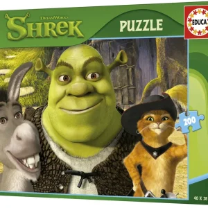 PUZZLE 200 PIEZAS DREAMWORKS SHREK Y AMIGOS