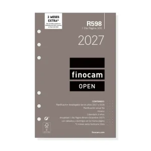 RECAMBIO R598 ANUAL 500 1 DIA PAGINA 2027