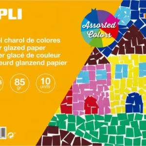 BLOC MANUALIDADES 10H CHAROL COLORES SURTIDOS 32X24CM 85G