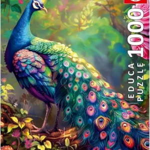 PUZZLE 1000 PIEZAS JARDIN DEL PAVO REAL