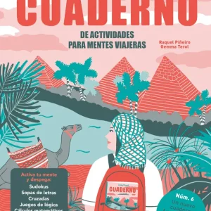 Cuaderno de actividades para mentes viajeras vol.6 Raquel Piñeiro 2026