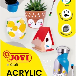 Estuche 6 botes 55ml jovidecor colores surtidos jovi
