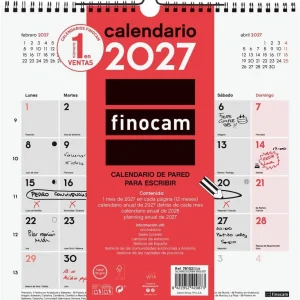 Calendario pared escribir 2027 30x30cm