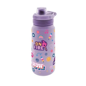 Botella termica interior ceramico 750ml sport glow up lilac