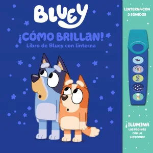 COMO BRILLAN! LIBRO DE BLUEY CON LINTERNA. Bluey 2025