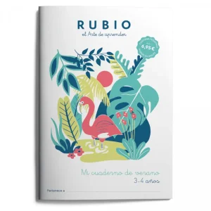 MI CUADERNO DE VERANO RUBIO 3-4 AÑOS AA.VV. 2021