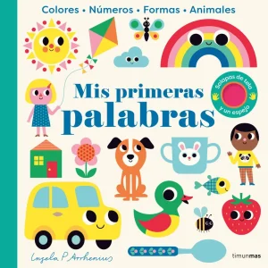 Mis primeras palabras. Con solapas de tela y un espejo Arrhenius, Ingela P. 2024