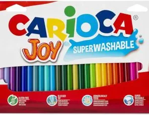 ESTUCHE 36 ROTULADORES CARIOCA JOY PUNTA FINA SUPERLAVABLE
