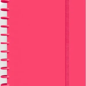 CUADERNO INGENIOX A4 80H CUADRICULA ROJO
