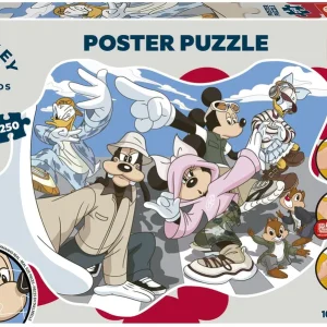 MICKEY &FRIENDS PUZZLE POSTER 250 PIEZAS 100X70CM