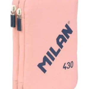 Plumier 2 pisos con contenido milan 430 since 1918 color rosa