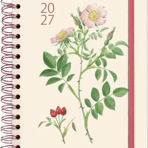 Agenda plus espiral anual 2027 dia pagina rosae entredos