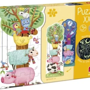 PUZZLE XXL GRANJA DIA Y NOCHE REVERSIBLE