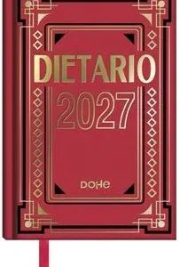 Dietario octavo 2027 11,5x16,5cm color rojo