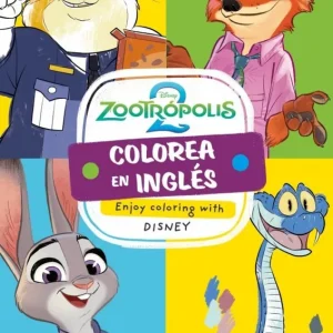 Aprende y colorea en inglés con Zootrópolis 2 Disney 2026